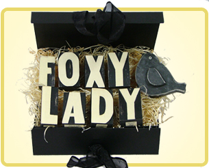 Foxy Lady Message in a Box